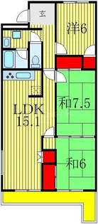 エクセレンス我孫子【2階】の間取り