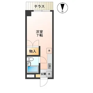 コーポすみれ【1階】の間取り