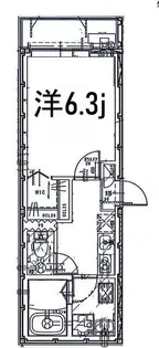 リーヴェル横浜三ッ沢プレミオ【1階】の間取り
