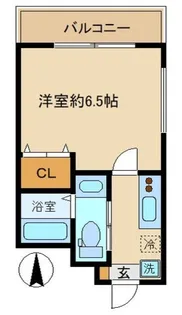 アダット新中野【1階】の間取り