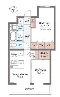 東京都杉並区天沼1【マンション】の間取り