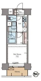 ラグゼナ秋葉原【8階】の間取り