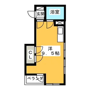 上西ビル【4階】の間取り