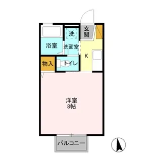 ジュネス結城 D【1階】の間取り