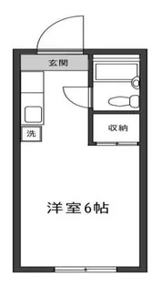 アズーレ八王子【1階】の間取り