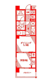 日神デュオステージ三ツ沢【2階】の間取り