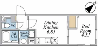 LEGALAND武蔵小山ANNEX【3階】の間取り