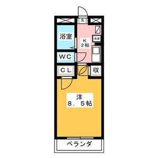 マーブルアーチ【3階】の間取り