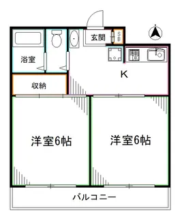 ドミールタカラ【4階】の間取り