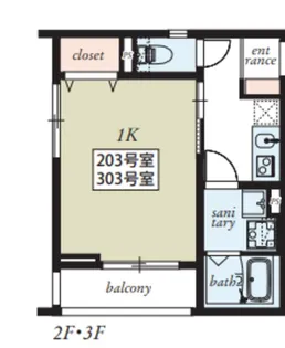 MAISON SA XVIII【3階】の間取り