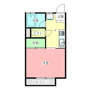 久賀谷コーポB棟【2階】の間取り