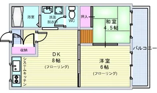 フェニックス豊中II【3階】の間取り