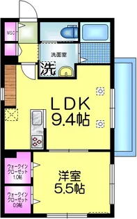 アーク スクウェア【2階】の間取り