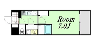 エスリード京橋グランテラス【2階】の間取り