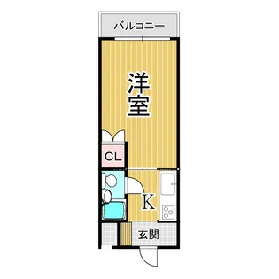 一条グランハイツ京都【3階】の間取り