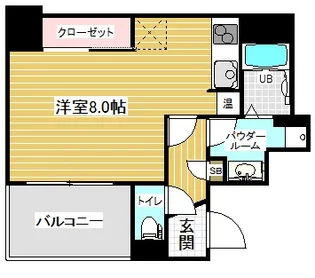 アスヴェル神戸元町2【4階】の間取り