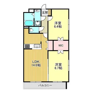 ベル・トラスト【3階】の間取り