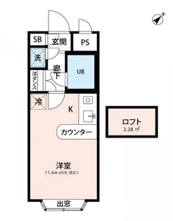 ベルピア南行徳V【2階】の間取り