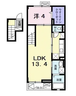 パストラール ガーデン【4階】の間取り