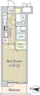 ALIVIO西麻布【3階】の間取り