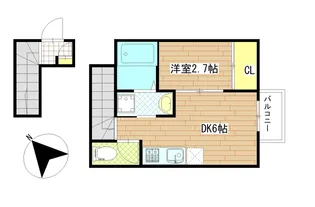 LibraCourt八幡【1階】の間取り