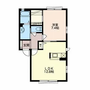 メゾン小倉【1階】の間取り