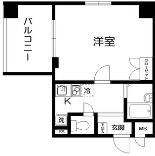 ファストコート亀戸【5階】の間取り