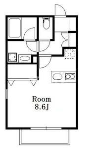 南町アコールメゾン【1階】の間取り