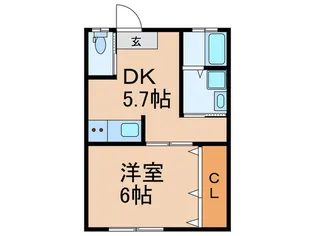 佐吉マンション【1階】の間取り