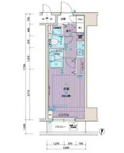 メインステージ中村橋【9階】の間取り
