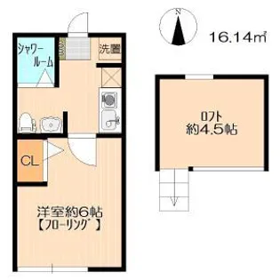 カーサアストレア東戸塚【1階】の間取り