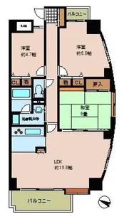 シーブリーズ東原弐番館【11階】の間取り