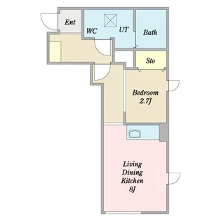 蔵グランデ南仙台駅前【1階】の間取り