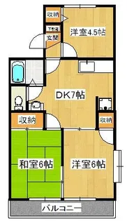 ガーデンホームズI・II【1階】の間取り