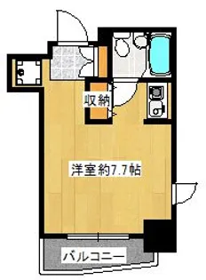 エスコート麻布十番【5階】の間取り
