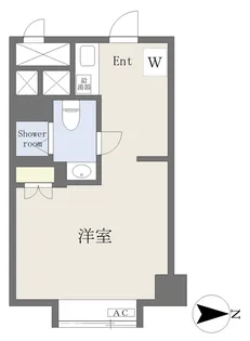 栄ハイホーム【8階】の間取り