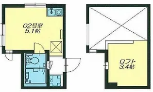 アルファ生田2号棟【1階】の間取り