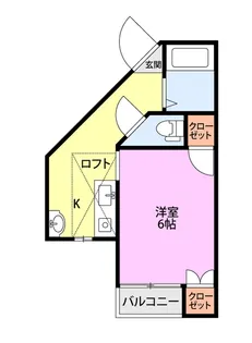 SAJA-91 B棟【1階】の間取り