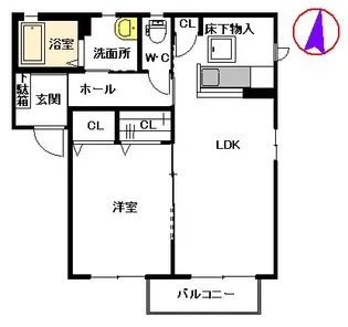 メゾンY【1階】の間取り