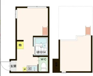 スカイレジデンス【2階】の間取り