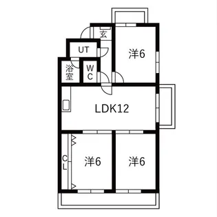パークメゾン森本【2階】の間取り