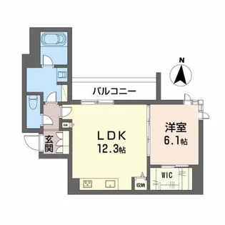 シャーメゾン青山通り 積水【2階】の間取り