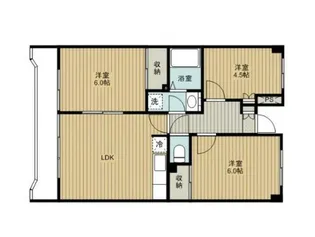 ビューラー千間台【1階】の間取り