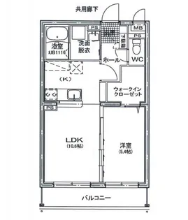 プレゾン平田【4階】の間取り