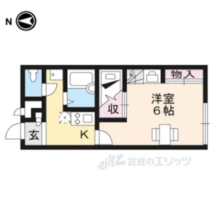 レオパレスLAKECITY【2階】の間取り