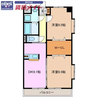 マジェスティ【5階】の間取り