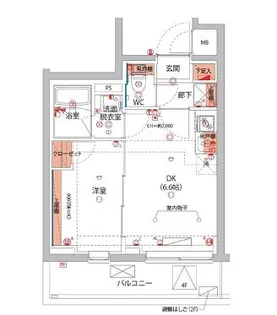 ベルグレードSI【4階】の間取り