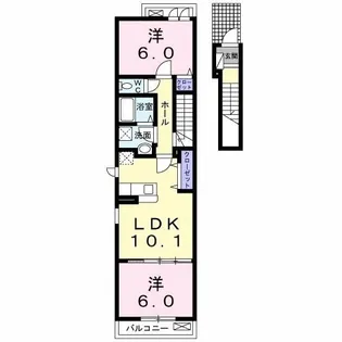 ハウラービレッジ 大阪屋【2階】の間取り