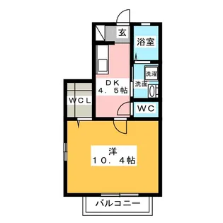 Enchante(アンシャンテ)【2階】の間取り