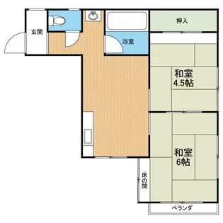 メゾンアリタ【5階】の間取り